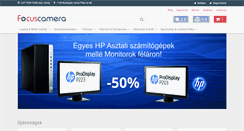 Desktop Screenshot of focuscamera.hu