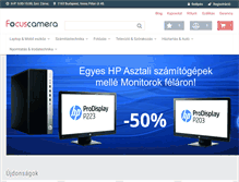 Tablet Screenshot of focuscamera.hu